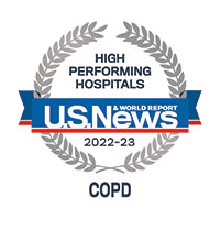 U.S. News & World Report High Performing Hospital for COPD